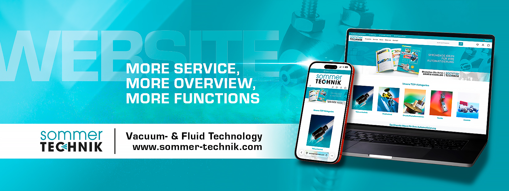 Image: More Service, more overview, more functions
